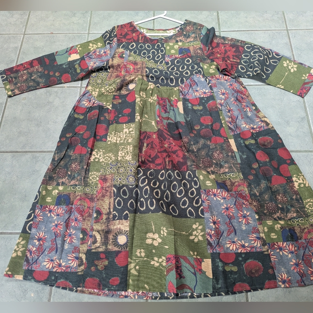 NWOT Linen Boho Dress Size XL